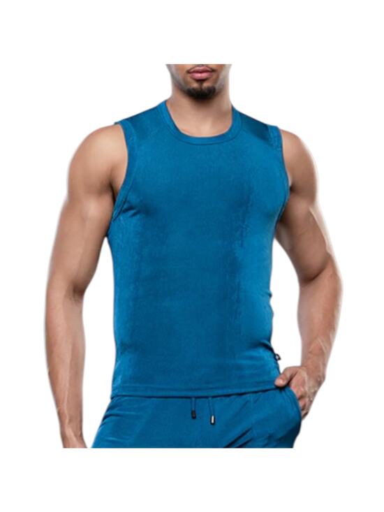 Andrew Christian Other - Andrew Christian Sensual Rib Muscle Tee Large Teal